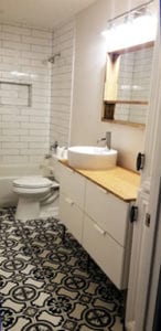 midcentury modern bathroom remodel
