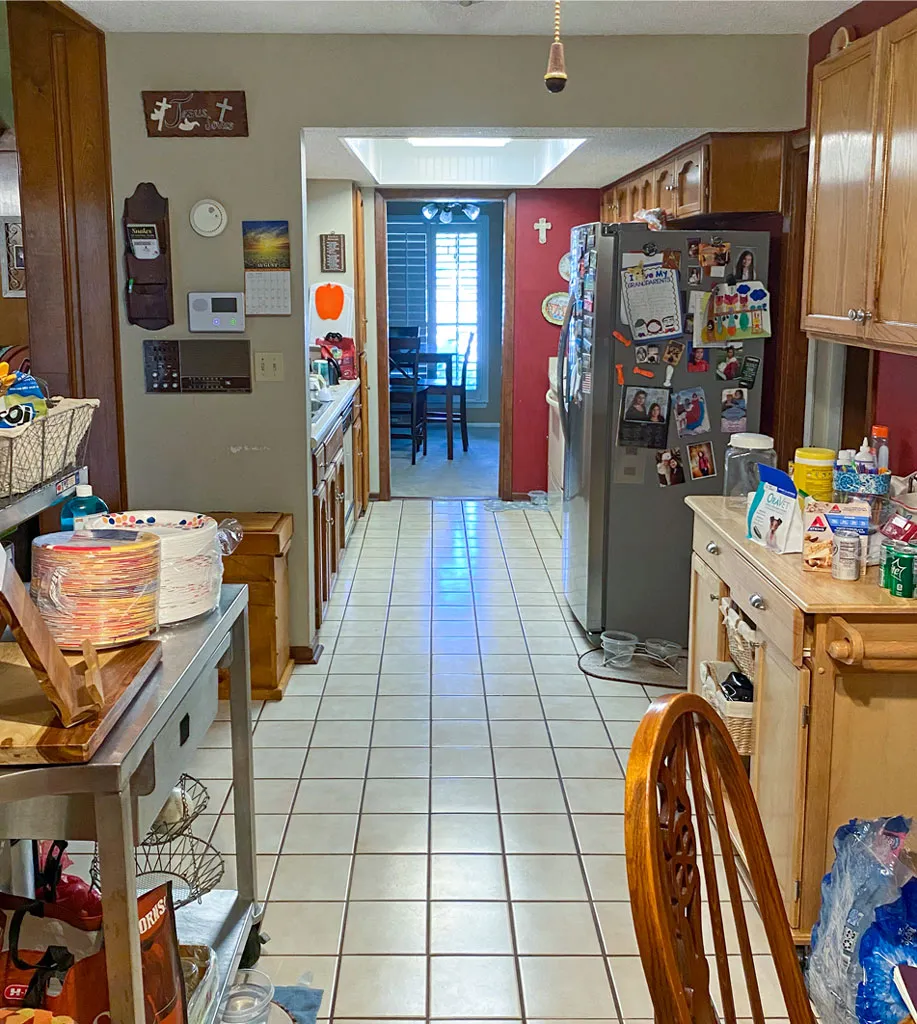 Kitchen remodel before and after in Universal City TX