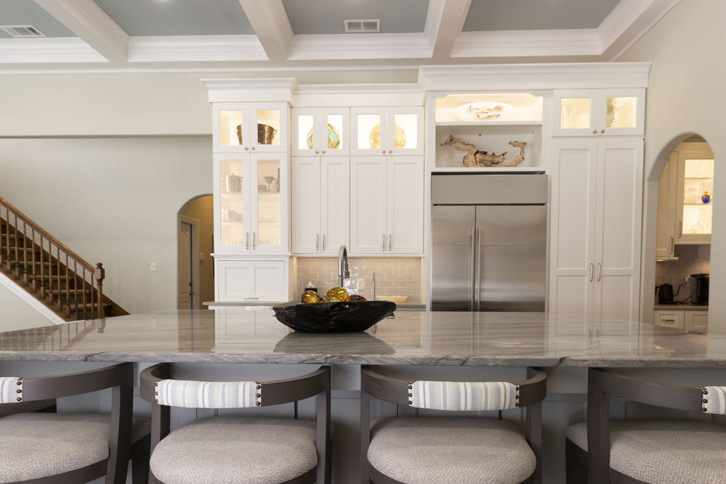 Open concept kitchen remodel after in Oak Park Northwood San Antonio TX