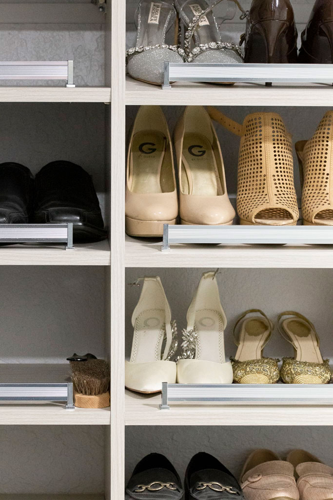 Walk-in closet remodel San Antonio TX maximizing storage space